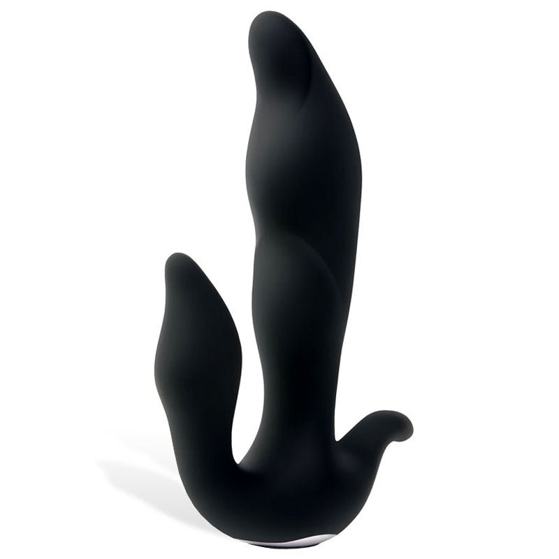 Buy Adam & Eve 3 - Point Prostate Massager - Black USB Rechargable Vibrating Prostate Massager – Naughtyhut NZ sex toys online. Discreet delivery & top brands.