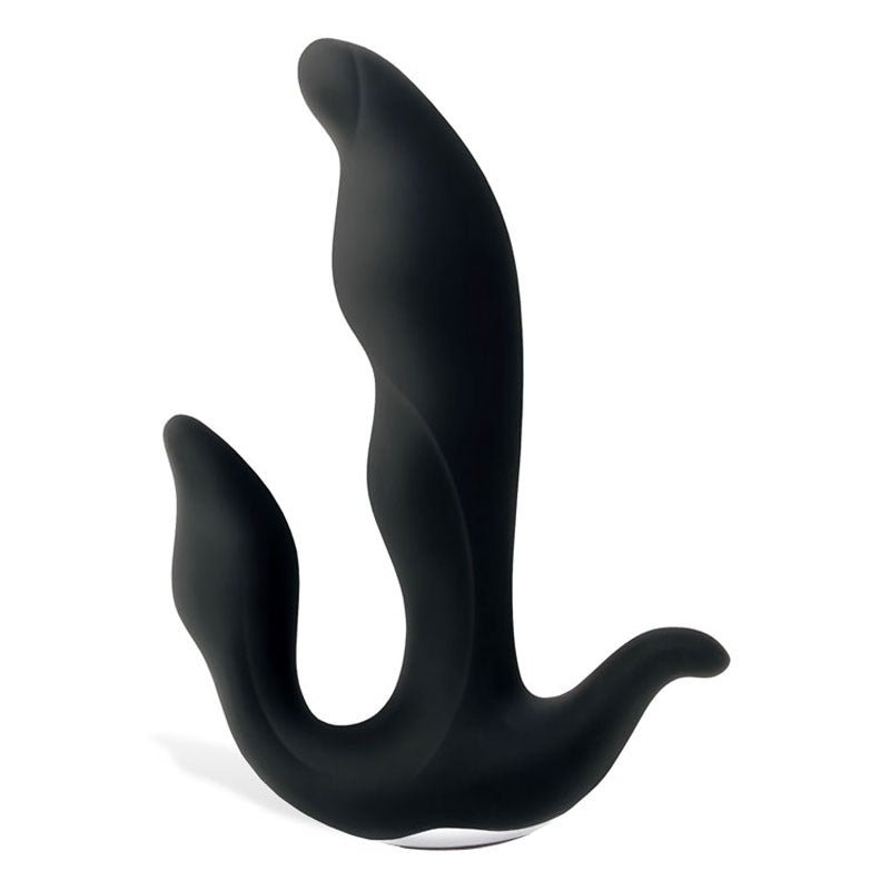 Buy Adam & Eve 3 - Point Prostate Massager - Black USB Rechargable Vibrating Prostate Massager – Naughtyhut NZ sex toys online. Discreet delivery & top brands.