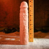 Buy Adam & Eve Adam's 3'' Realistic Extension - Flesh 7.6 cm Penis Extension Sleeve – Naughtyhut NZ sex toys online. Discreet delivery & top brands.