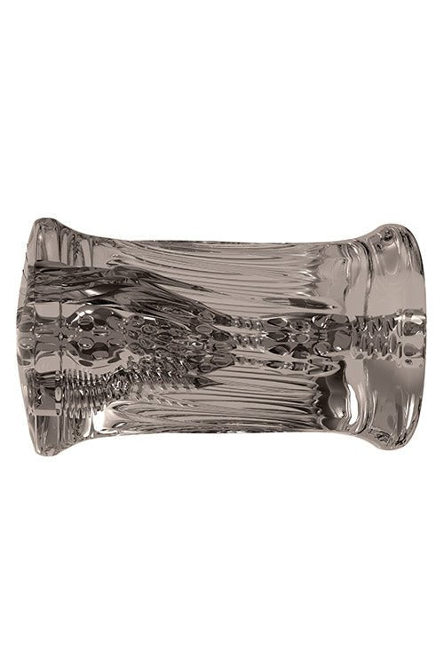 Buy Adam & Eve Adam's 3 - Way Stroker - Clear Triple Hole Stroker – Naughtyhut NZ sex toys online. Discreet delivery & top brands.