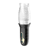 Buy Adam & Eve Adam's Gawk Gawk - Clear USB Rechargeable Rotating Masturbator – Naughtyhut NZ sex toys online. Discreet delivery & top brands.