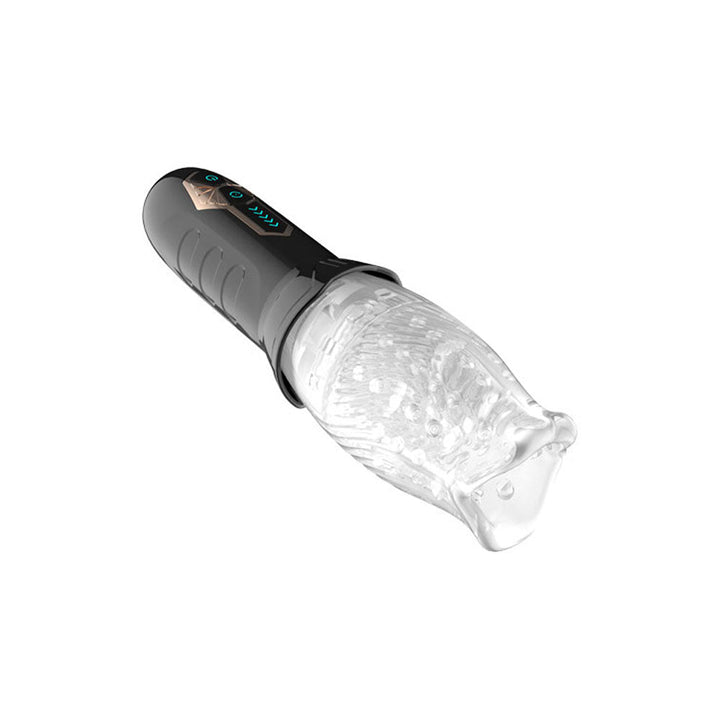 Adam & Eve Adam's Gawk Gawk - Clear USB Rechargeable Rotating Masturbator – Sex toys NZ by Naughtyhut. Discreet delivery nationwide.