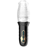 Buy Adam & Eve Adam's Gawk Gawk - Clear USB Rechargeable Rotating Masturbator – Naughtyhut NZ sex toys online. Discreet delivery & top brands.