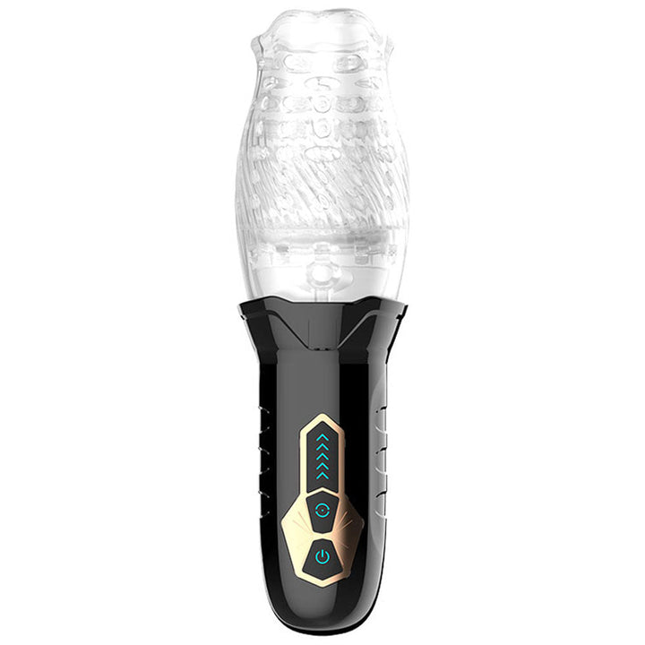 Adam & Eve Adam's Gawk Gawk - Clear USB Rechargeable Rotating Masturbator – Sex toys NZ by Naughtyhut. Discreet delivery nationwide.