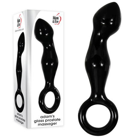 Buy Adam & Eve ADAMS GLASS PROSTATE MASSAGER - Black Glass 16.6 cm Prostate Massager – Naughtyhut NZ sex toys online. Discreet delivery & top brands.