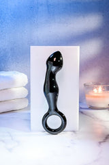 Buy Adam & Eve ADAMS GLASS PROSTATE MASSAGER - Black Glass 16.6 cm Prostate Massager – Naughtyhut NZ sex toys online. Discreet delivery & top brands.