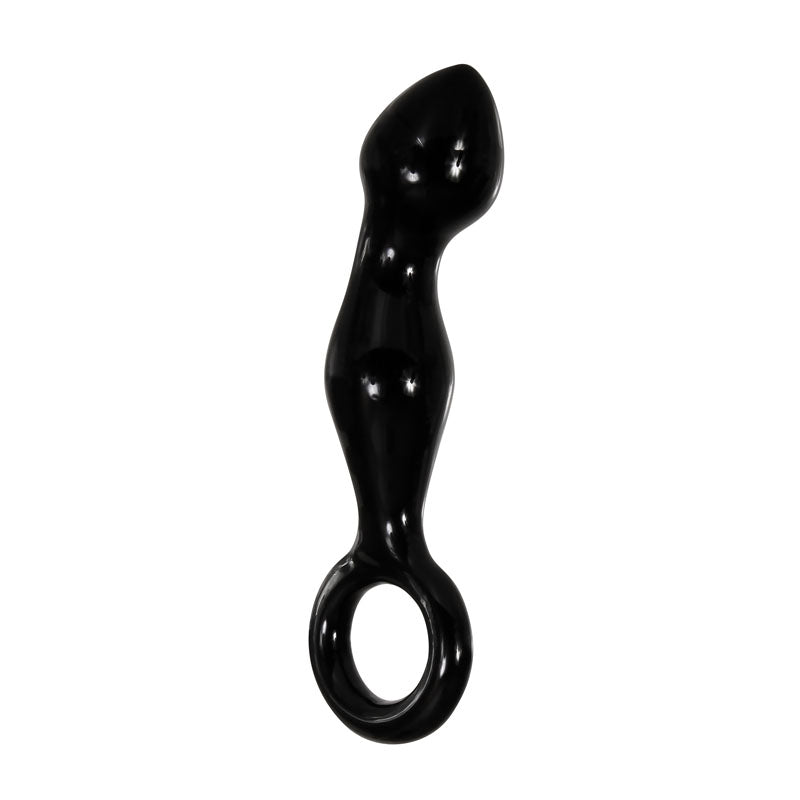 Buy Adam & Eve ADAMS GLASS PROSTATE MASSAGER - Black Glass 16.6 cm Prostate Massager – Naughtyhut NZ sex toys online. Discreet delivery & top brands.