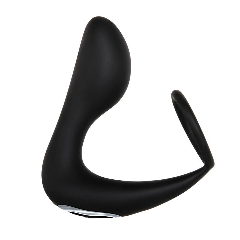 Buy Adam & Eve Adam's Rechargeable Prostate Pleaser & C - Ring - Black USB Rechargeable Anal Plug with Cock Ring – Naughtyhut NZ sex toys online. Discreet delivery & top brands.