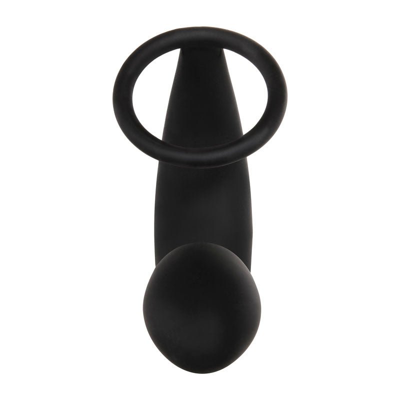 Buy Adam & Eve Adam's Rechargeable Prostate Pleaser & C - Ring - Black USB Rechargeable Anal Plug with Cock Ring – Naughtyhut NZ sex toys online. Discreet delivery & top brands.