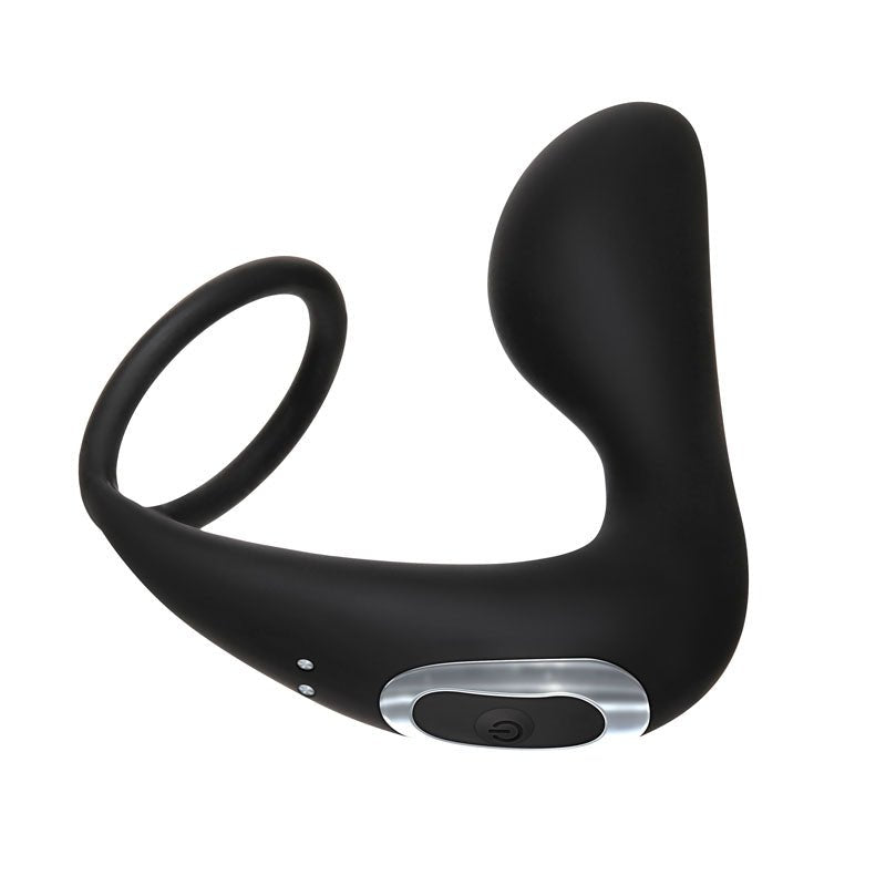 Buy Adam & Eve Adam's Rechargeable Prostate Pleaser & C - Ring - Black USB Rechargeable Anal Plug with Cock Ring – Naughtyhut NZ sex toys online. Discreet delivery & top brands.
