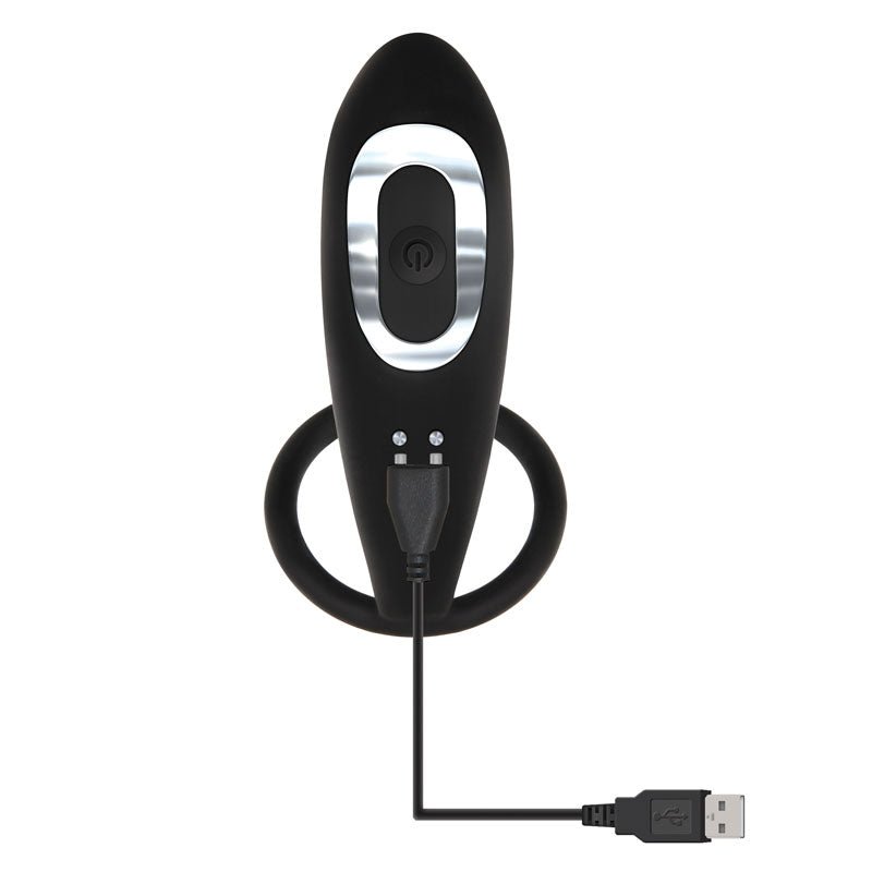 Buy Adam & Eve Adam's Rechargeable Prostate Pleaser & C - Ring - Black USB Rechargeable Anal Plug with Cock Ring – Naughtyhut NZ sex toys online. Discreet delivery & top brands.
