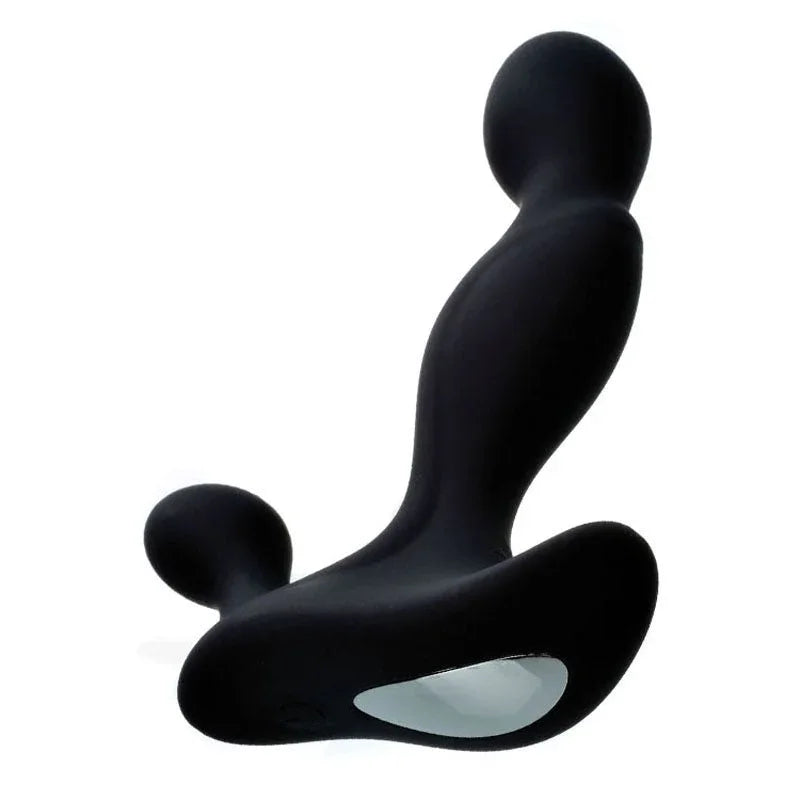 Vibrating Triple Probe in Black, angled view with the control button plate