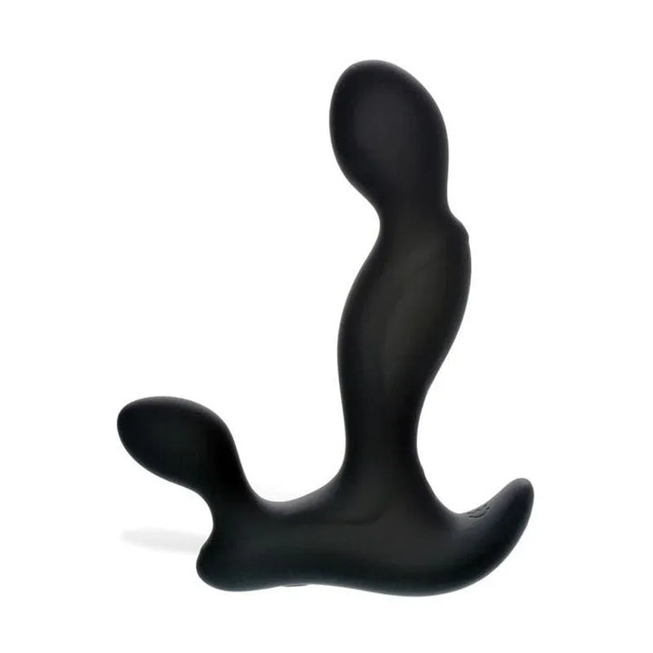 Vibrating Triple Probe in Black, upright view of the three contact arms