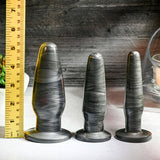 Buy Adam & Eve ANAL ROCKETS TRAINER SET - Black Butt Plugs - Set of 3 Sizes – Naughtyhut NZ sex toys online. Discreet delivery & top brands.