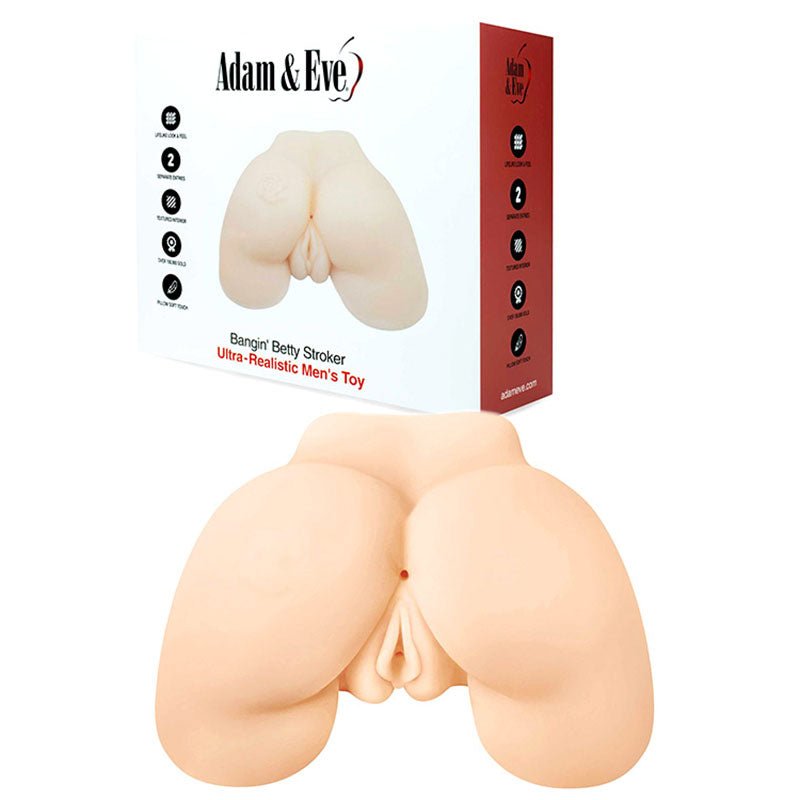 Buy Adam & Eve Bangin' Betty - Flesh Doggy - Style Masturbator – Naughtyhut NZ sex toys online. Discreet delivery & top brands.