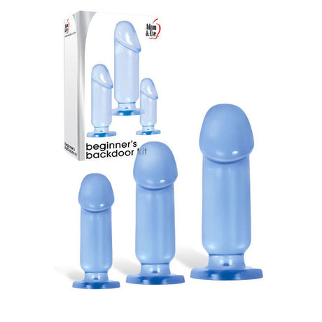 Buy Adam & Eve Beginner's Backdoor Kit - Clear Butt Plugs - Set of 3 Sizes – Naughtyhut NZ sex toys online. Discreet delivery & top brands.