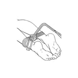 Buy Adam & Eve BONDAGE ROPE - 3 metre (10 feet) - Black Bondage Rope - 3 metre Length – Naughtyhut NZ sex toys online. Discreet delivery & top brands.