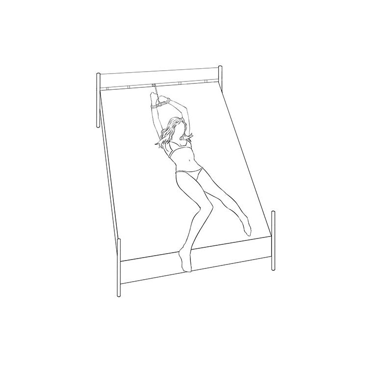 Adam & Eve BONDAGE ROPE - 9 metre (30 feet) - Black Bondage Rope - 9 metre Length – Sex toys NZ by Naughtyhut. Discreet delivery nationwide.