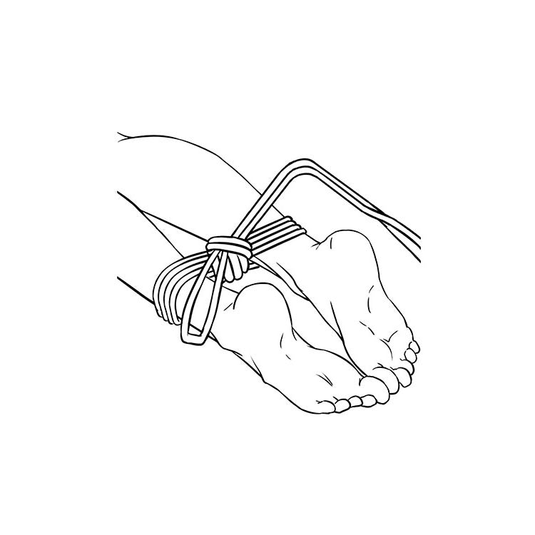 Adam & Eve BONDAGE ROPE - 9 metre (30 feet) - Black Bondage Rope - 9 metre Length – Sex toys NZ by Naughtyhut. Discreet delivery nationwide.