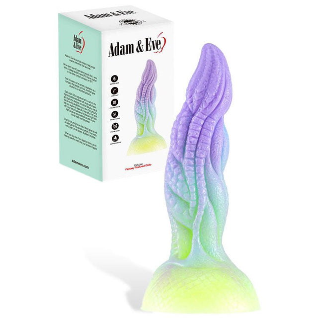 Buy Adam & Eve CALYPSO - Coloured 18.8 cm Fantasy Dildo – Naughtyhut NZ sex toys online. Discreet delivery & top brands.