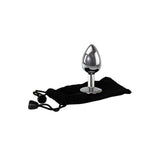 Buy Adam & Eve Clear Gem Anal Plug - Medium - Metallic 8.2 cm Medium Butt Plug with Clear Gem Base – Naughtyhut NZ sex toys online. Discreet delivery & top brands.