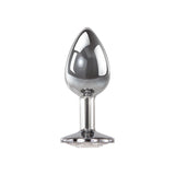 Buy Adam & Eve Clear Gem Anal Plug - Small - Metallic 7.1 cm Small Butt Plug with Clear Gem Base – Naughtyhut NZ sex toys online. Discreet delivery & top brands.