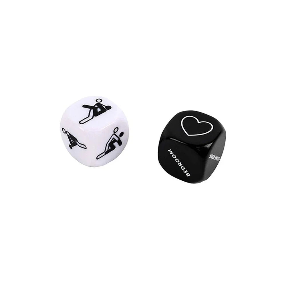 Couples Foreplay Game Set dice pair, second larger view