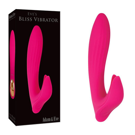 Buy Adam & Eve EVES BLISS VIBRATOR - Pink 17.8 cm USB Rechargeable Rabbit Vibrator – Naughtyhut NZ sex toys online. Discreet delivery & top brands.