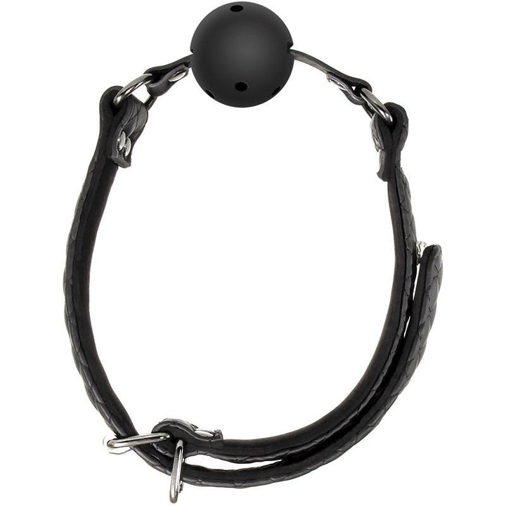 Adam & Eve Eve's Fetish Dreams Ball Gag - Black Mouth Restraint – Sex toys NZ by Naughtyhut. Discreet delivery nationwide.