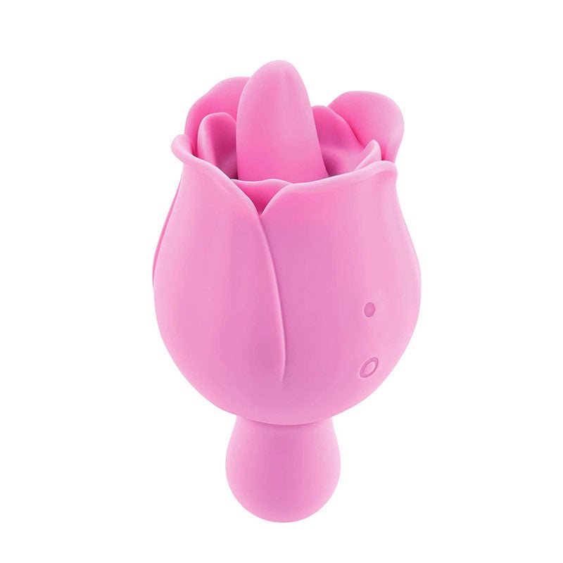 Buy Adam & Eve EVES RAVISHING CLIT FLICKING ROSE - Pink USB Rechargeable Rose Flicking Stimulator – Naughtyhut NZ sex toys online. Discreet delivery & top brands.