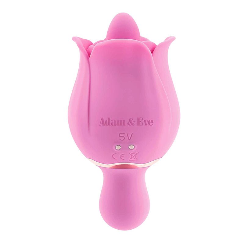 Adam & Eve EVES RAVISHING CLIT FLICKING ROSE - Pink USB Rechargeable Rose Flicking Stimulator – Sex toys NZ by Naughtyhut. Discreet delivery nationwide.