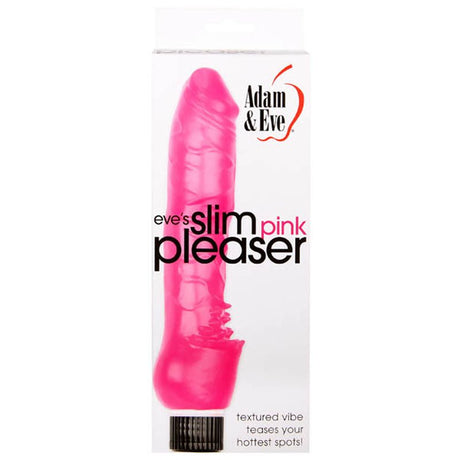 Buy Adam & Eve Eve's Slim Pink Pleaser - Pink 20.3 cm (8'') Vibrator – Naughtyhut NZ sex toys online. Discreet delivery & top brands.