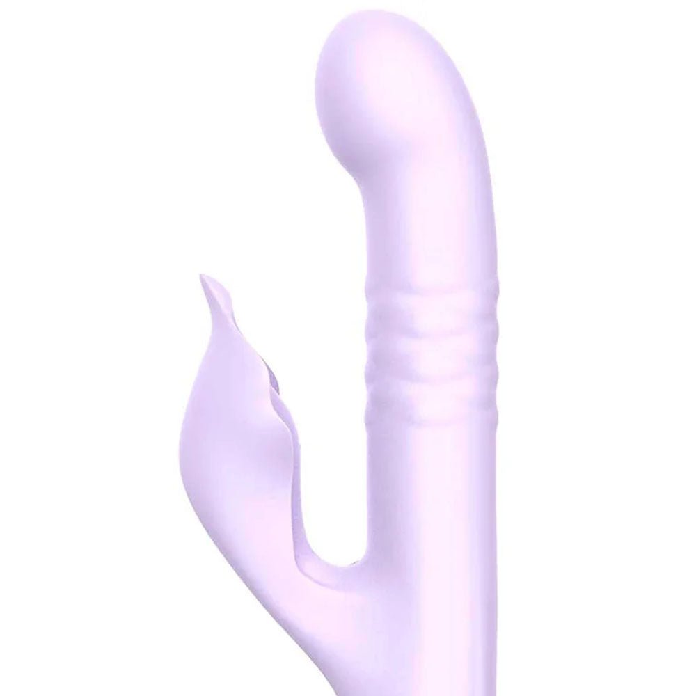 Adam & Eve EVES THROBBER - Lilac 25.4 cm USB Rechargeable Pulsating Rabbit Vibrator – Sex toys NZ by Naughtyhut. Discreet delivery nationwide.