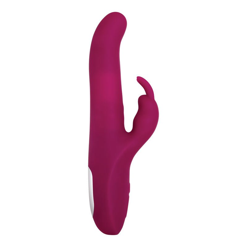 Adam & Eve Eve's Twirling Rabbit Thruster - Purple 24.1 cm USB Rechargeable Thrusting Rabbit Vibrator – Sex toys NZ by Naughtyhut. Discreet delivery nationwide.
