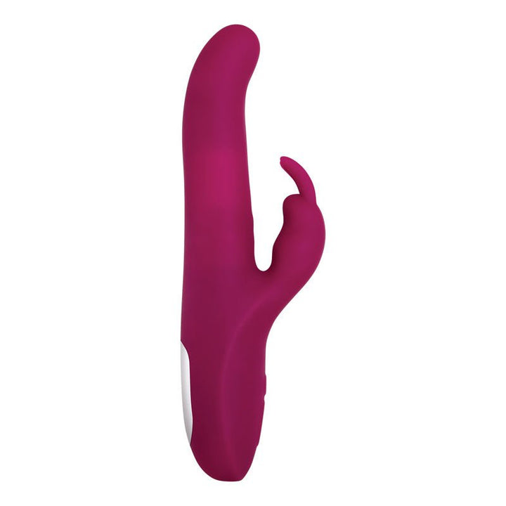 Adam & Eve Eve's Twirling Rabbit Thruster - Purple 24.1 cm USB Rechargeable Thrusting Rabbit Vibrator – Sex toys NZ by Naughtyhut. Discreet delivery nationwide.