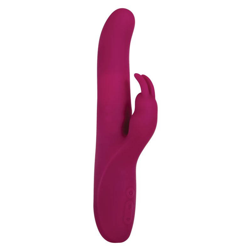 Adam & Eve Eve's Twirling Rabbit Thruster - Purple 24.1 cm USB Rechargeable Thrusting Rabbit Vibrator – Sex toys NZ by Naughtyhut. Discreet delivery nationwide.