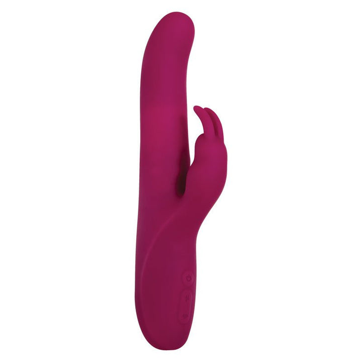 Adam & Eve Eve's Twirling Rabbit Thruster - Purple 24.1 cm USB Rechargeable Thrusting Rabbit Vibrator – Sex toys NZ by Naughtyhut. Discreet delivery nationwide.