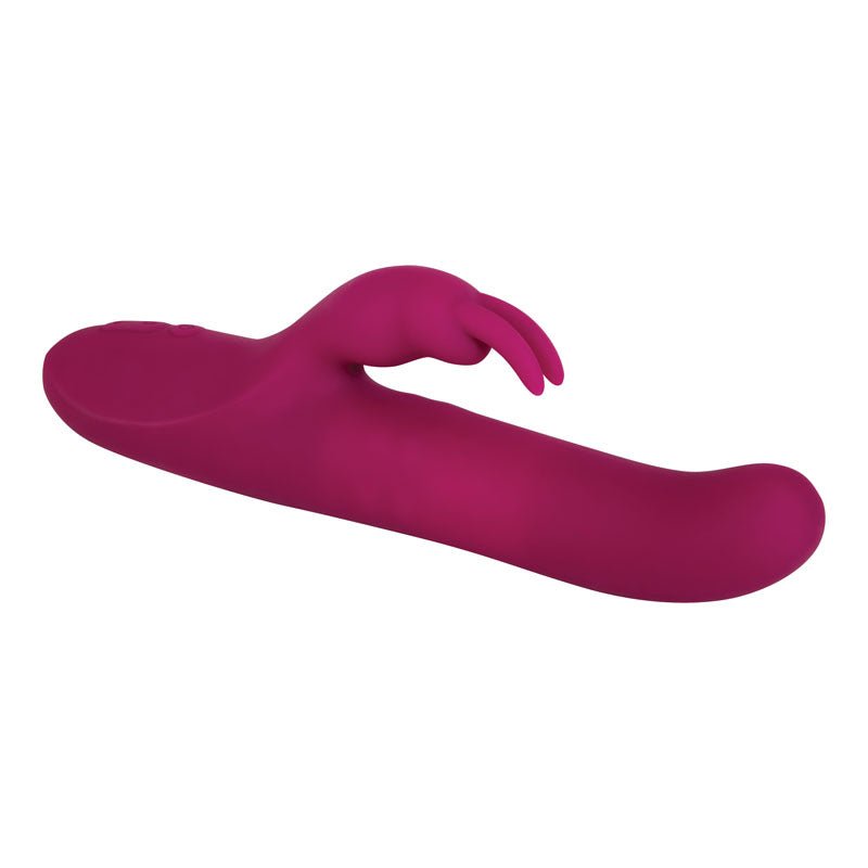 Adam & Eve Eve's Twirling Rabbit Thruster - Purple 24.1 cm USB Rechargeable Thrusting Rabbit Vibrator – Sex toys NZ by Naughtyhut. Discreet delivery nationwide.