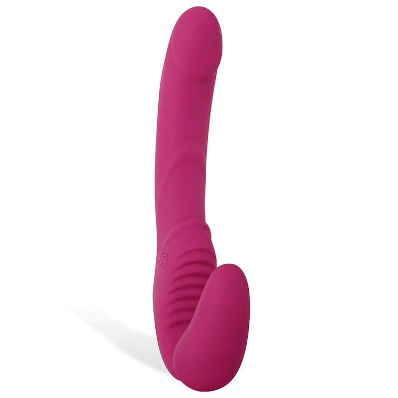 Buy Adam & Eve Eve's Vibrating Strapless Strap - On - Pink 22 cm (8.75'') USB Rechargeable Strapless Strap - On – Naughtyhut NZ sex toys online. Discreet delivery & top brands.