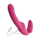 Buy Adam & Eve Eve's Vibrating Strapless Strap - On - Pink 22 cm (8.75'') USB Rechargeable Strapless Strap - On – Naughtyhut NZ sex toys online. Discreet delivery & top brands.