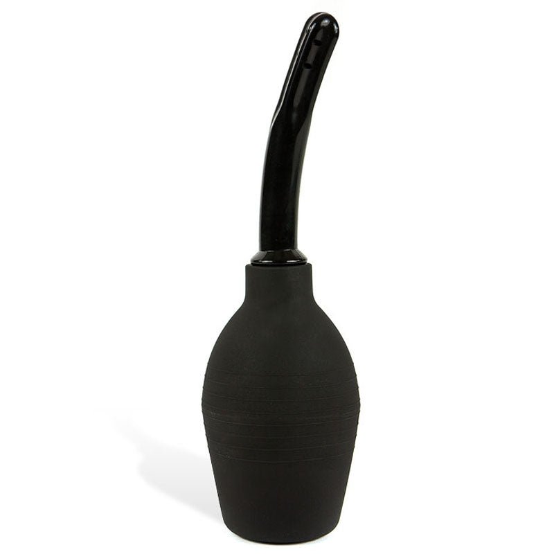 Buy Adam & Eve Ez Anal Douche - Black Douche – Naughtyhut NZ sex toys online. Discreet delivery & top brands.
