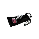 Buy Adam & Eve Pink Gem Anal Plug - Medium - Silver Medium 8.2 cm Metal Butt Plug with Pink Gem – Naughtyhut NZ sex toys online. Discreet delivery & top brands.