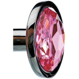 Buy Adam & Eve Pink Gem Anal Plug - Medium - Silver Medium 8.2 cm Metal Butt Plug with Pink Gem – Naughtyhut NZ sex toys online. Discreet delivery & top brands.