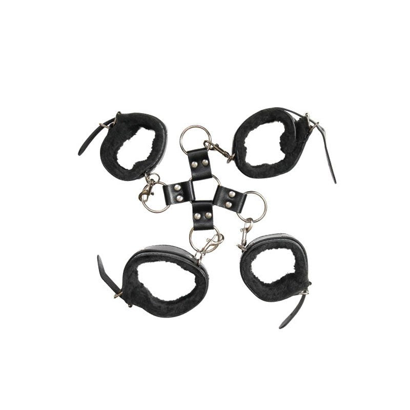 Buy Adam & Eve Hog Tie - Black Restraints – Naughtyhut NZ sex toys online. Discreet delivery & top brands.