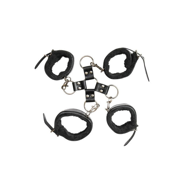 Adam & Eve Hog Tie - Black Restraints – Sex toys NZ by Naughtyhut. Discreet delivery nationwide.
