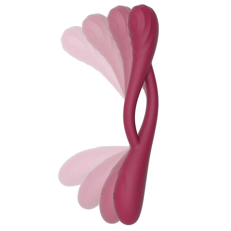 Buy Adam & Eve INFINITY - Red USB Rechargeable Bendable Vibrator – Naughtyhut NZ sex toys online. Discreet delivery & top brands.