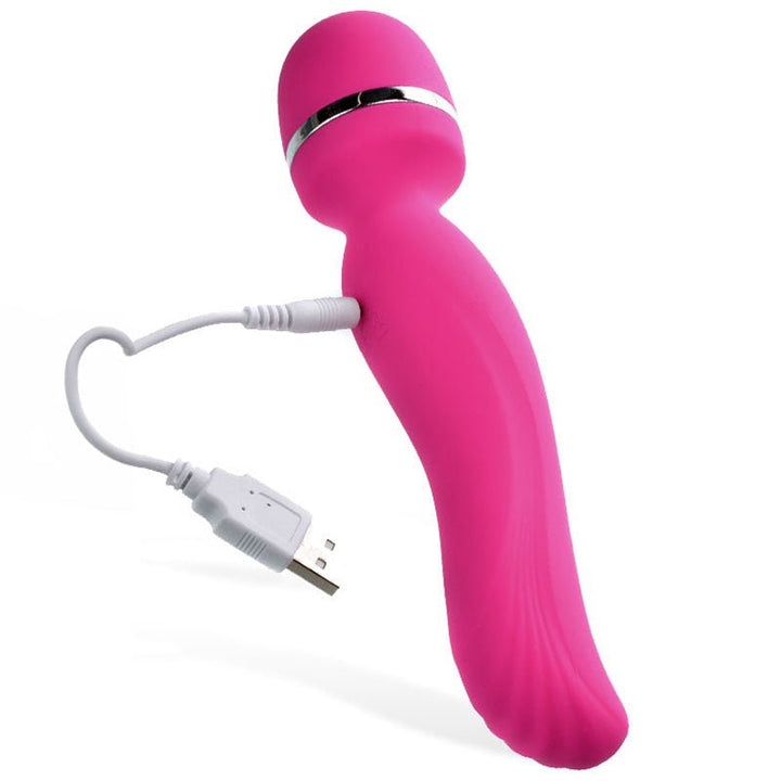Adam & Eve Intimate Curves Rechargeable Wand - Pink 19.7 cm (7.75'') USB Rechargeable Massage Wand – Sex toys NZ by Naughtyhut. Discreet delivery nationwide.