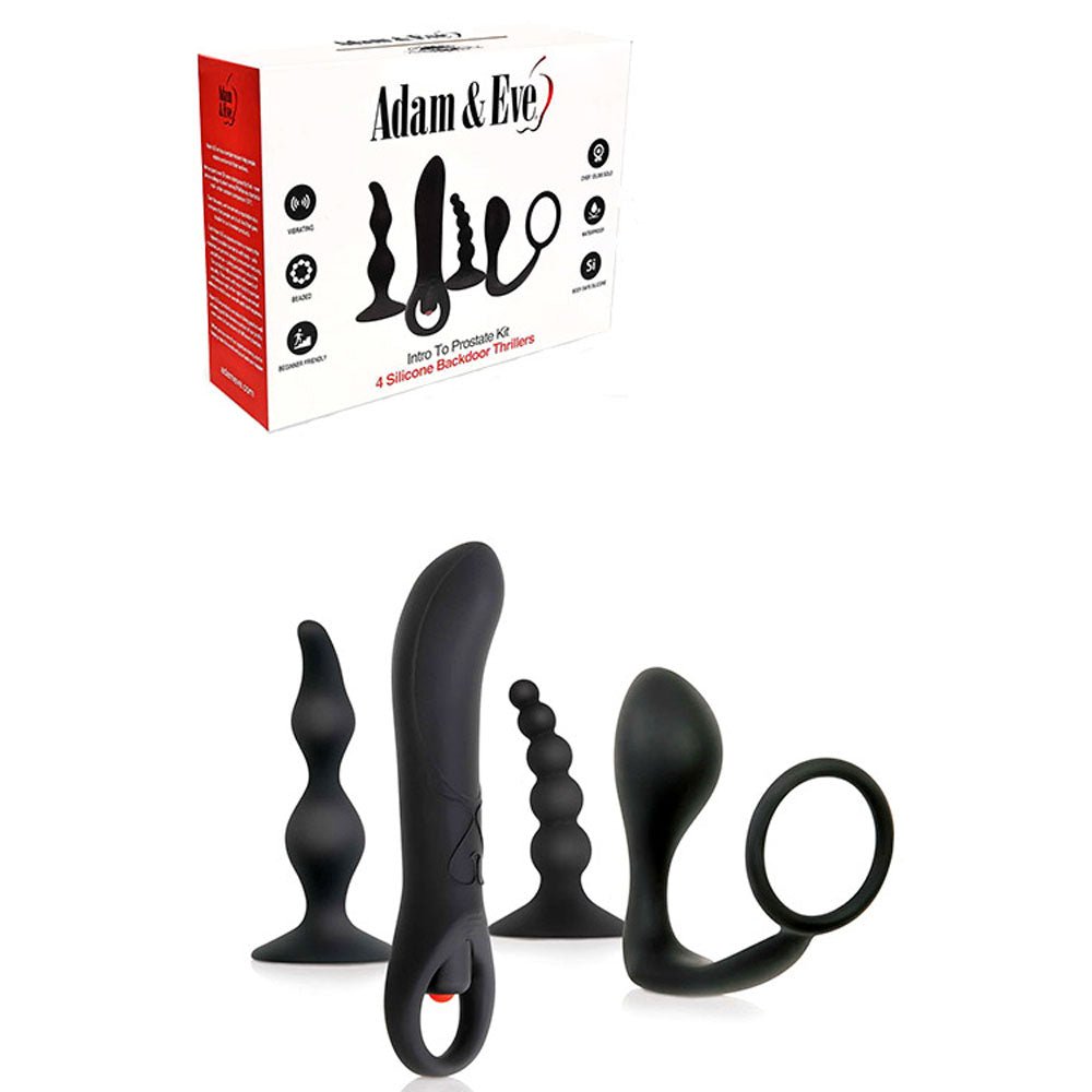 Adam & Eve INTRO TO PROSTATE KIT - 4 Piece Kit – Sex toys NZ by Naughtyhut. Discreet delivery nationwide.