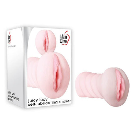 Buy Adam & Eve Juicy Lucy - Flesh Self Lubricating Vagina Stroker – Naughtyhut NZ sex toys online. Discreet delivery & top brands.