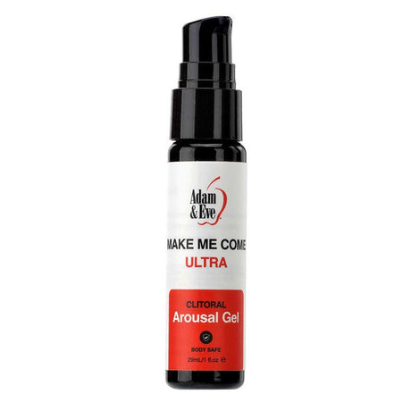 Buy Adam & Eve MAKE ME COME ULTRA - Clitoral Arousal Gel - 29 ml Bottle – Naughtyhut NZ sex toys online. Discreet delivery & top brands.